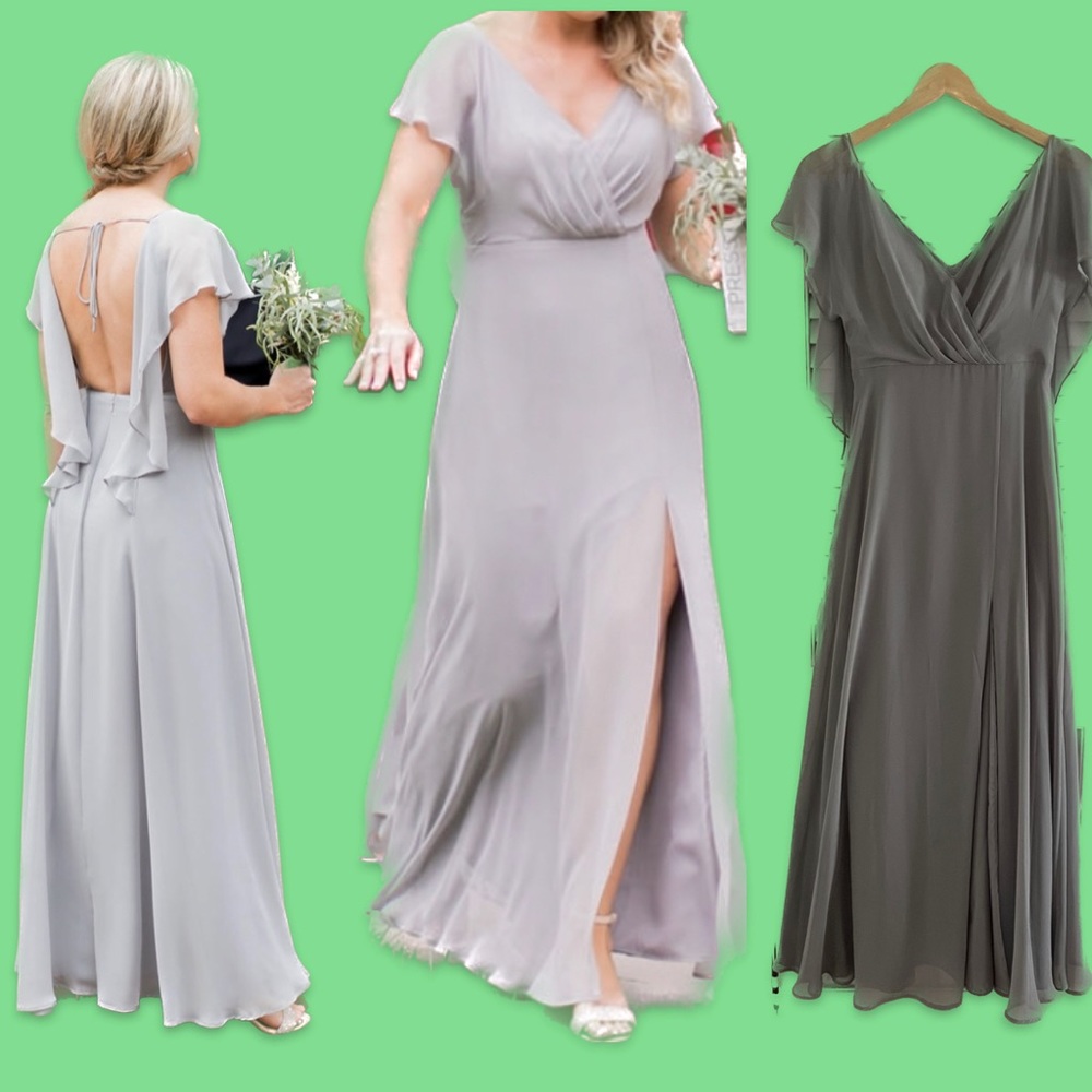 Jenny Yoo Bridesmaid Dress/Size 2/Color Mineral